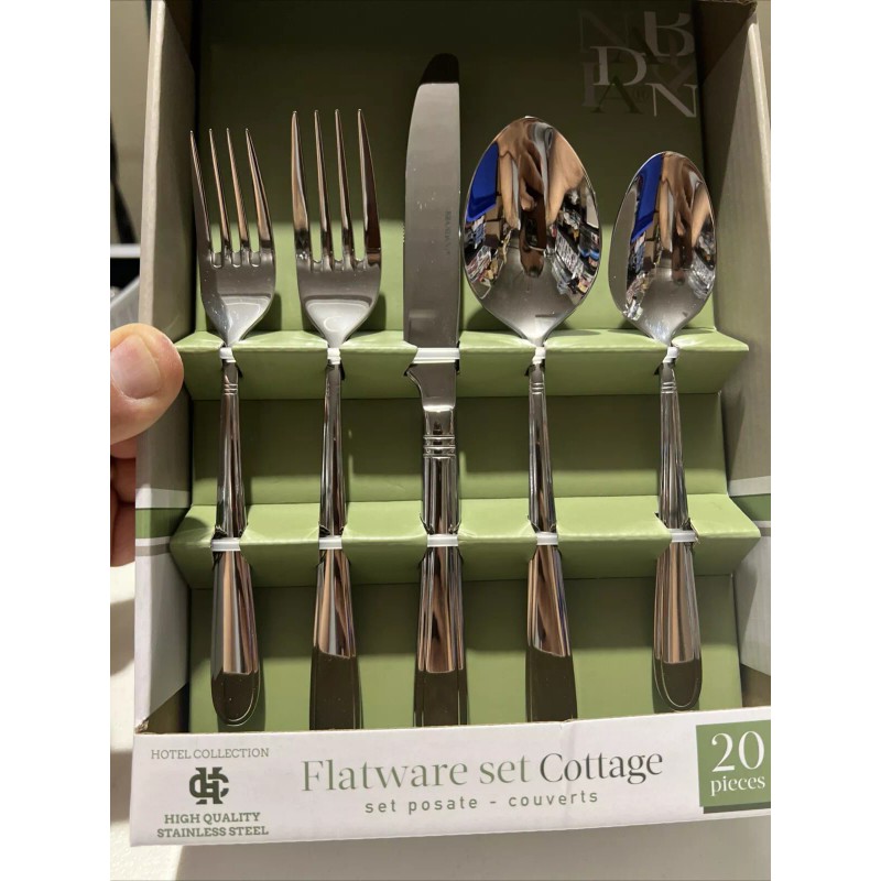 Brandani Italy Flatware Set 20 Piece High Quality Stainless Steel