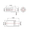 Gold Contact Connector Heavy Duty Plug 6.5 mm 10 Pairs