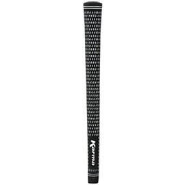 Karma Velour Jumbo Golf Grips for Men, Black/White +1/16" Oversized