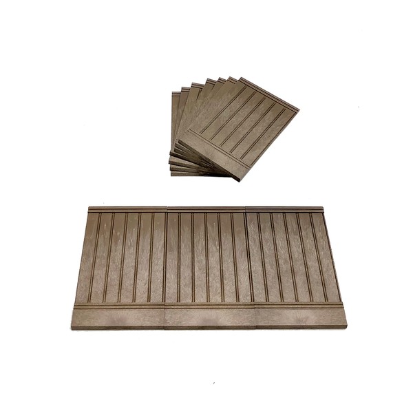 Proops Dolls House Wall Panels, Oak, Tongue and Groove, Pack