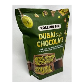 Rolling Pin Dubai Style Chocolate Milk Pralines Crunchy Kadayif Pistachio Fillin