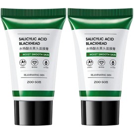 2pcs Mascarilla Negra Peel Off Elimina Poros Puntos Negros Acné Todo tipo de piel Acido Salicílico Limpieza Facial Skin Care Carbon Activado Acido Saliciclico Elimina Poros