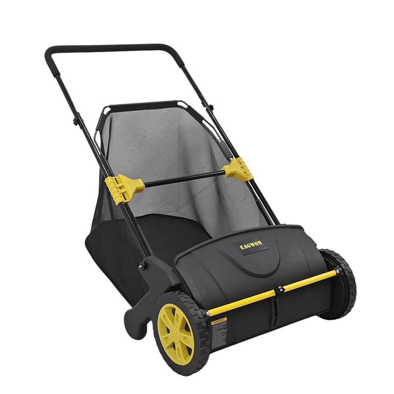 Push Lawn Sweeper, 21-Inch Width, 3.5 Cu. Ft. Hopper Capacity,