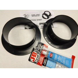 California Pony Cars 1965-1968 Ford Mustang or 1967-1968 Cougar Cowl Vent Repair Kit Made in USA
