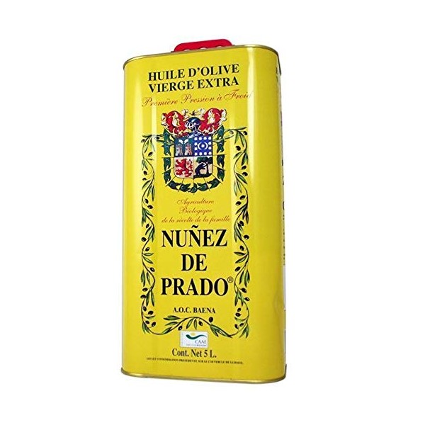 Nunez De Prado, Organic Extra Virgin Olive Oil - 5 liter