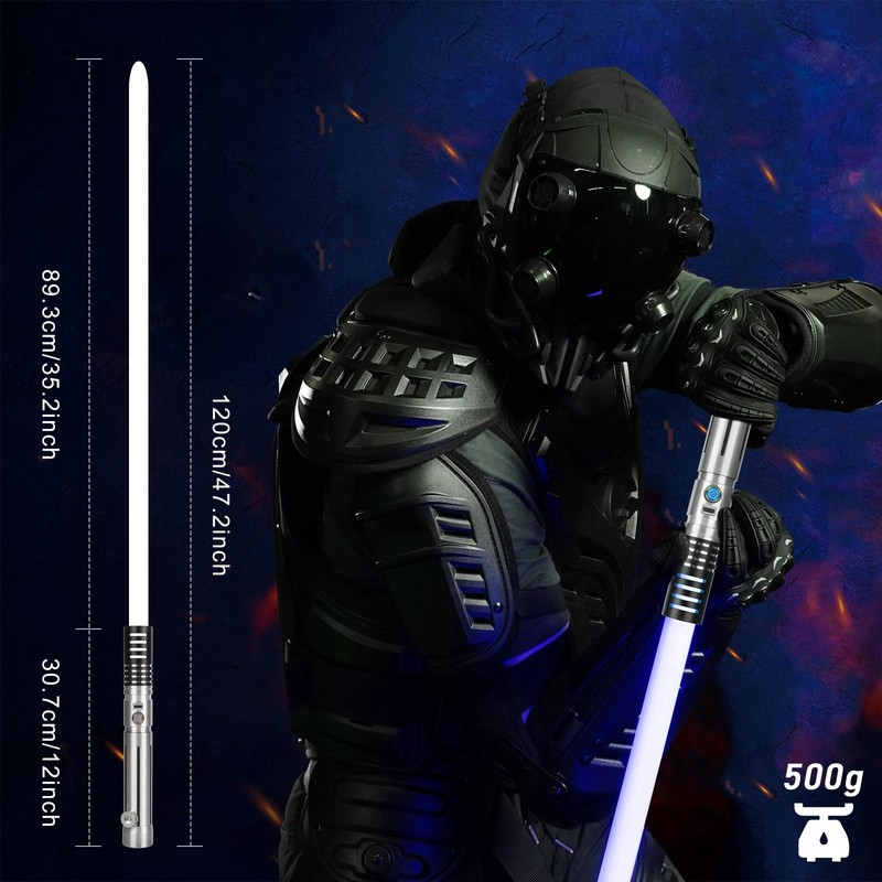 Smooth Swing Dueling Lightsaber, APP Control Infinite 16 Colors Change