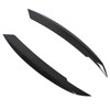 2PCS Car Headlight Eyebrows Carbon Fiber Style Left Right Replacement