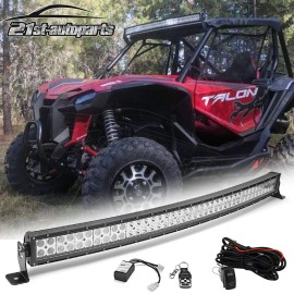 21ST Upper Roof 42" Curved LED Light Bar Wire Kit For Honda Talon 1000X-4 1000X 1000R