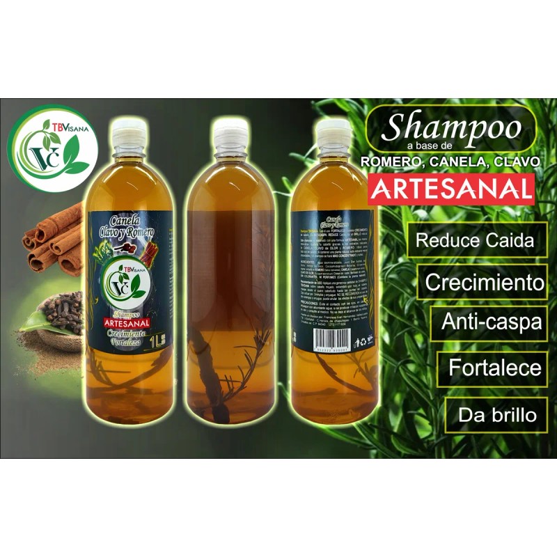 X4 Shampoo Tbvisana Crecimiento Romero, Canela, Clavo
