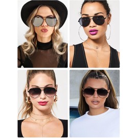 SORVINO Oversized Aviator Sunglasses for Women Men Trendy Retro Bulk Shade Black Faded Sun Glasses Classic UV Protection, Black Frame/G15 Lens, oversized