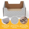 Hide & Scratch Cardboard Cat Scratcher Box & Bed -