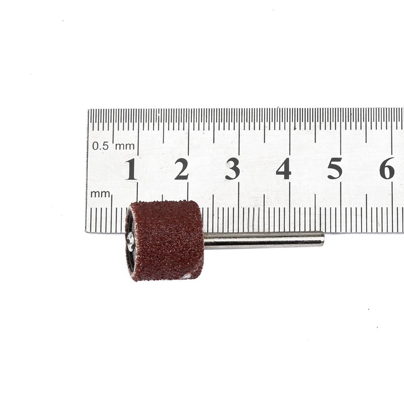 Dophee 100Pcs Sanding Drum 1/2(inch) 80 Grit Sand Bands Shank