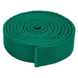 PLIGREAT Taekwondo Ranking Belt, 7.87ftx1.57inch Polyester Karate Judo Belt Martial Arts Ranking Judo Belts for Adults Kids Coach Teaching, Green