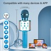 ShinePick Karaoke Microphone, Wireless Bluetooth Microphone Children, Portable 4-in-1 Sing