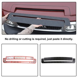Car Hood Vent Trim Fit Toyot@ FJ Cruiser 2007-2021 Car Front Engine Hood Air Intake Grille Cover Hood Molding Anti-Scratch Hood Guard Hood Front Protect Panel Cover Hood Bezel Trim Sticker Accessories