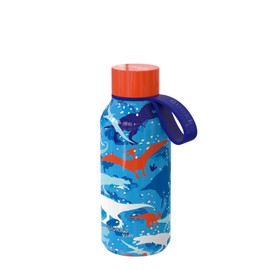 Quokka Kids Solid Dinosaur Thermal Bottle with Stainless Steel Hanger 330 ml