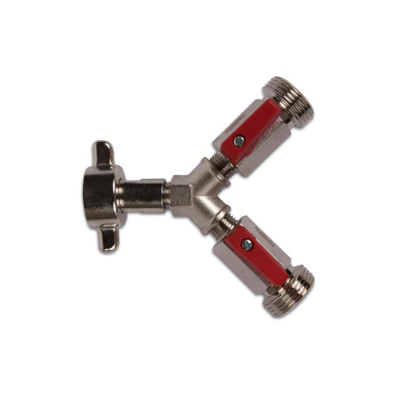 2-Way Stop Valve for Pressure Regulator 1 x 3/4 Inch