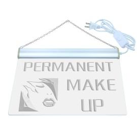 ADVPRO i052-r Open Permanent Make Up Beauty Salon Light Sign