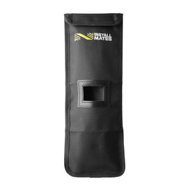 Installmates Cable Tie Pouch, Holds 11" Cable Ties (Black)