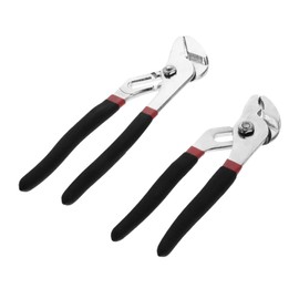 IWOWHERO Plumbing Tools 2pc Heavy Duty Tube Plier Groove Joint Wrench for Home Repair