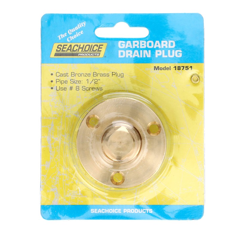 Seachoice Cast Bronze Marine Boat 2 In. Garboard Drain w/