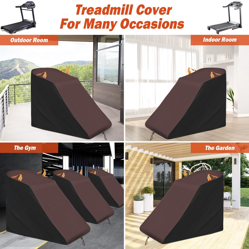 XYZCTEM Treadmill Cover Waterproof Dustproof Running Machine Cover Exercise Workout