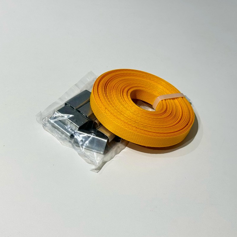 Polypropylene Packaging Bundle: 1/2" 33ft Roll + 20 Heavy Duty