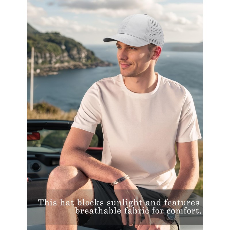 AIEOE Mesh Baseball Cap Men's Quick-Drying Breathable Sports Cap Outdoor