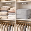 Large Gray Compression Storage Bag for Clothes & Bedding –