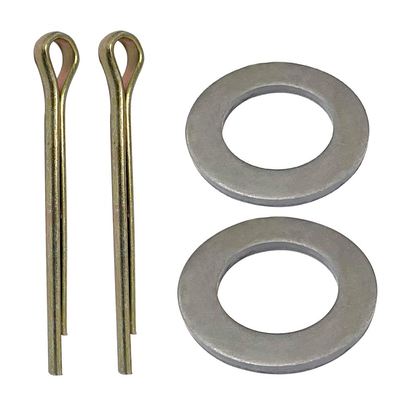 FUYEAR Trailer Nut Kit 1" Washers & 2.2" Long Cotter
