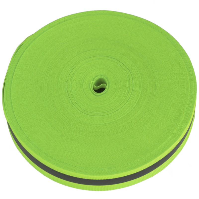 Reflective Ribbon Soft Durable Flexible Fluorescent Ribbon for Improving Night