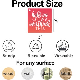 Sarcastic Stencils for Crafts Reusable 3inch Funny Painting Stencil Drawing Templates for Wood Sign DIY Crafts Fabrics Decor