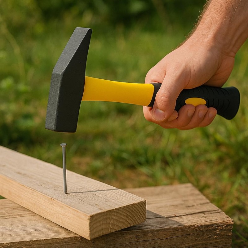 Carpenter Rivoir Hammer 34 cm Yellow and Black 800 g