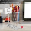 Miniature Office Desktop Ornament Decoration Basketball Hoop Toy Board Game