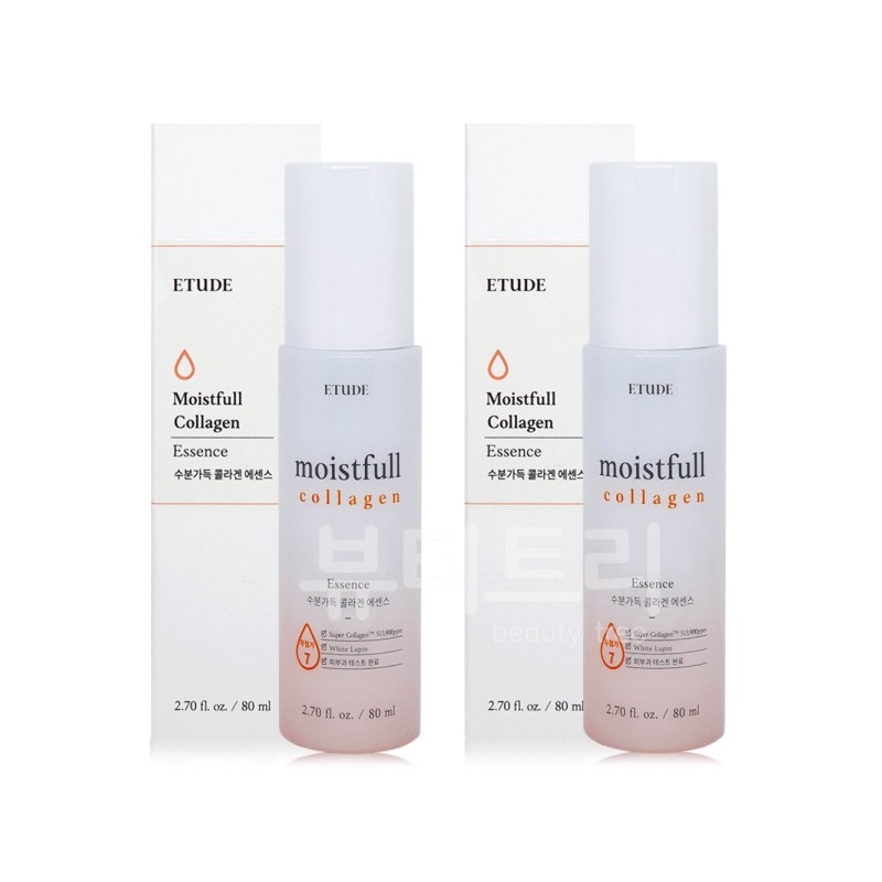 Etude Moisture-Full Collagen Essence 80ml X 2 / 에뛰드 수분가득