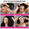 Wig for Women,16 Inch Curly Glueless Wigs for Black Women,Pelucas