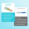 Swuper Lint Roller, Plastic-Free, Sturdy, Extra Strong, 4 x 60