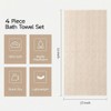 Yagle Mate 4 Pack Microfiber Bath Towels Set,Soft and Super