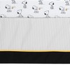Lambs & Ivy Classic Snoopy White/Black/Gray 3-Piece Baby Crib Bedding