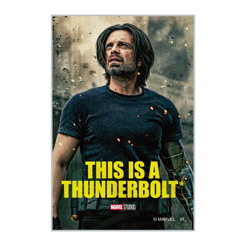 Thunderbolt IBA340 Blind Square Tin Badge (Box)