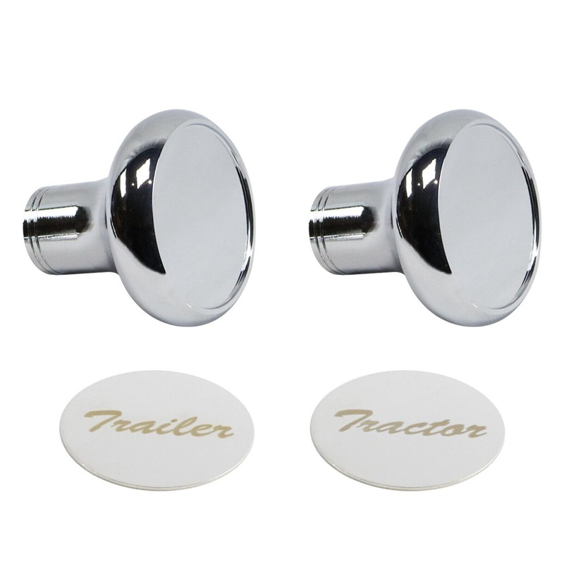 Pair of Air Valve Knobs for Tractor/Trailer - Compatible with