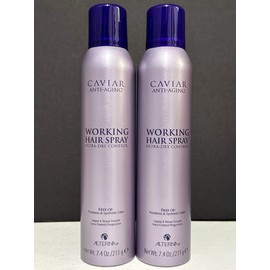 Alterna Caviar Anti-Aging Working Hair Spray Ultra-Dry Control - 2 Pack / 7.4 oz