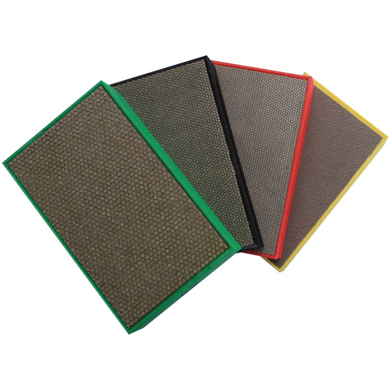Z-LION 7 PCS Diamond Hand Polishing Pads Sanding Blocks Foam