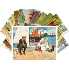 PIXILUV Vintage PostCards 24 pcs Man and Woman Love Scenes Vintage Funny Cartoons
