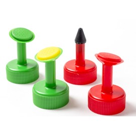 Garden Innovations Set of 4 Bottle Top Waterers Plastic: Great for seeds & seedlings