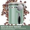 4PCS Coffee Storage Canister 1.5L 51OZ Double Airtight Coffee Beans