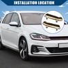 Hihaha Side Mirror Turn Signal Indicator Dynamic Sequential LED Light/Front