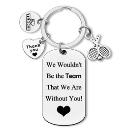 Tennis Captain Gifts Keyring Tennis Coach Appreciation Gift Keychain Thank You Gifts Tennis Team Gifts Tennis Fans Tennis Lover Gifts Graduation Retirement Gifts for Women Men Coworker Employee Gift