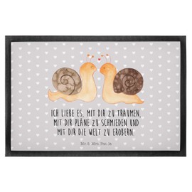 Mr. & Mrs. Panda Variations Door Mats Snail Love MT