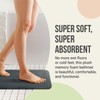 ITSOFT Memory Foam Bath Mat, Non-Slip, Super Soft & Washable,